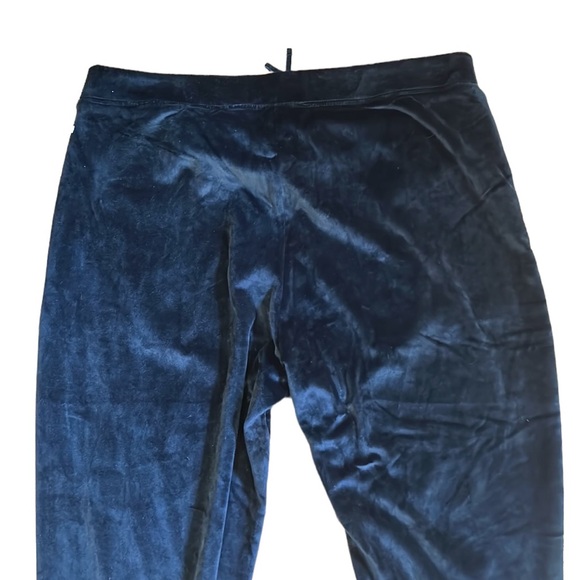 NEW House of Harlow 1960 Black Velvet Velour Jogger Sweat Pants - XL - Picture 8 of 14